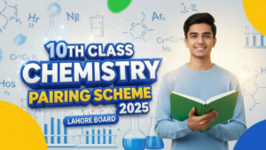 10th Class Chemistry Pairing Scheme 2025 (Lahore Board)