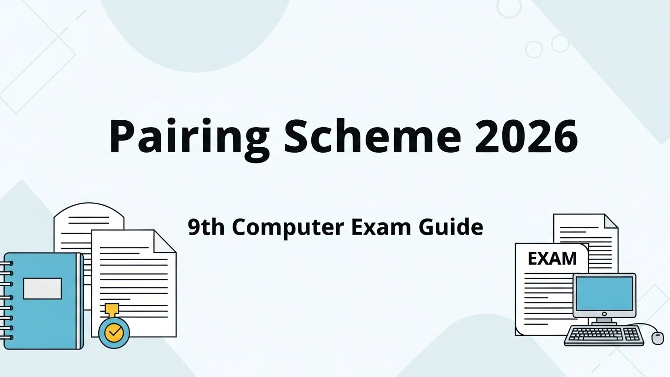 9th Class Computer Pairing Scheme 2026 Lahore Board