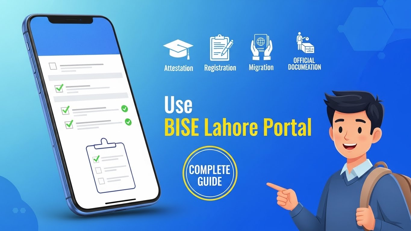 How to Use BISE Lahore Online Portal Step-by-Step