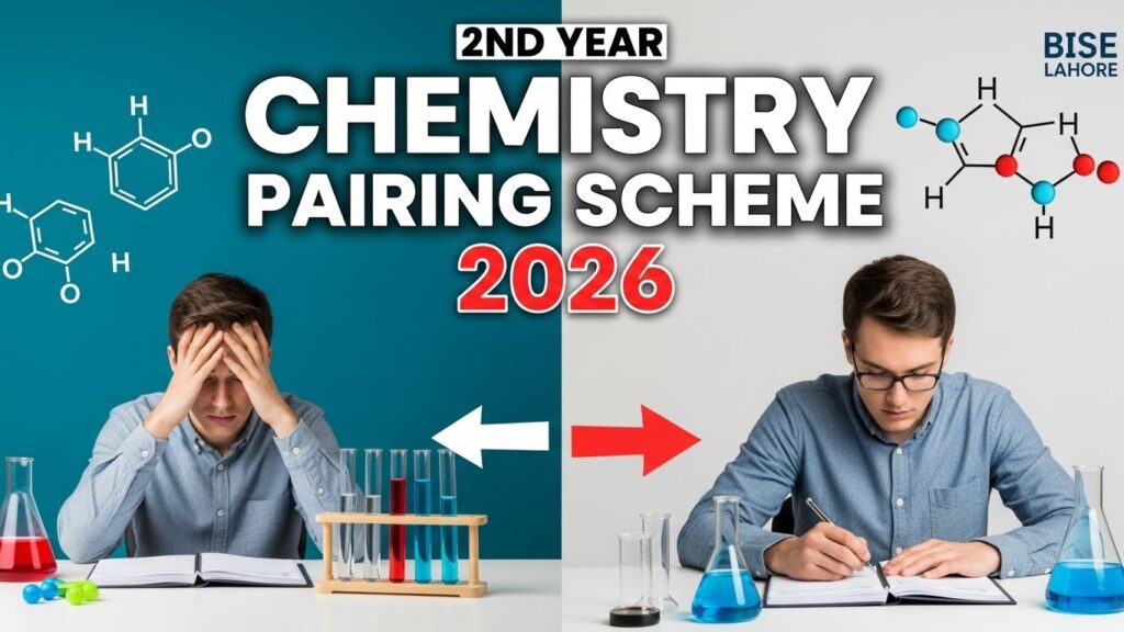 2nd Year Chemistry Pairing Scheme - BISE Lahore Board Exams 2026