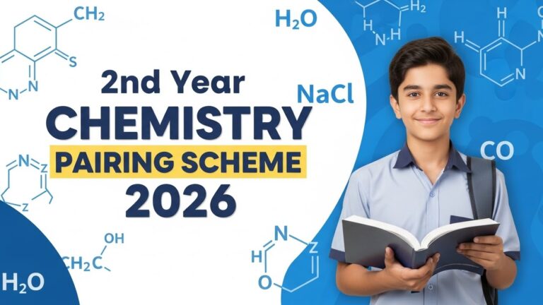 2nd Year Chemistry Pairing Scheme - BISE Lahore Board Exams 2026