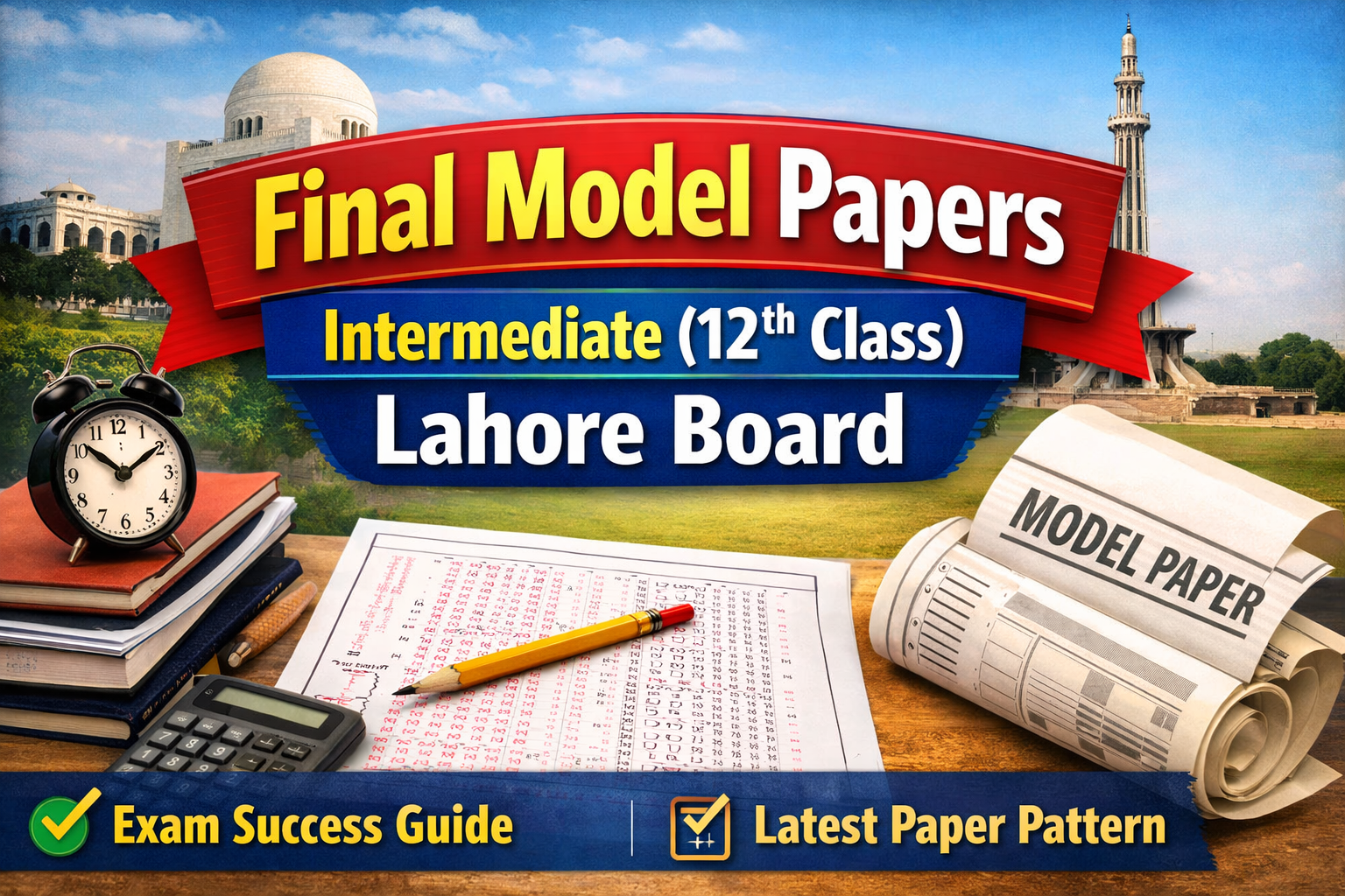 Final Model Papers Intermediate (12th Class) Lahore board