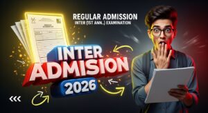 Regular Admission Inter (1st Ann.) Examination 2026