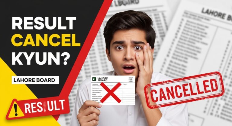 Lahore Board Result Cancellation Reasons and Solutions for Students