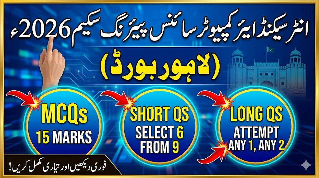 2nd Year Computer Science Pairing Scheme 2026 Lahore Board